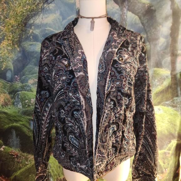 cute charter club paisley corduroy - Picture 7 of 8